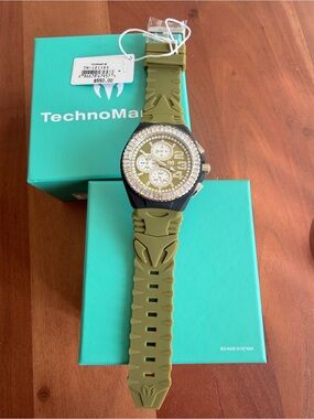 🪼 NWT Men's TechnoMarine Cruise JellyFish TM-121183 45mm Chronograph MSRP $550